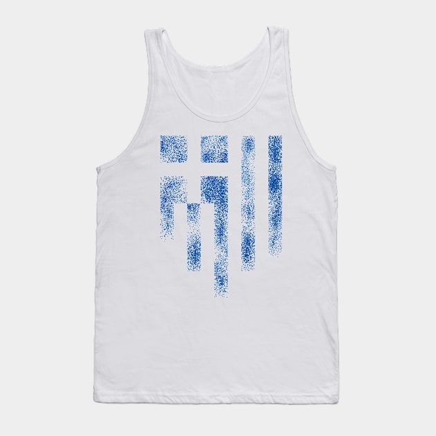 Greece Flag Shabby Crest Tank Top by Nikokosmos